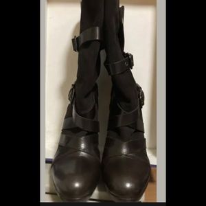 Stuart Weitzman Brown Cola Butter Calf Boots 6.5